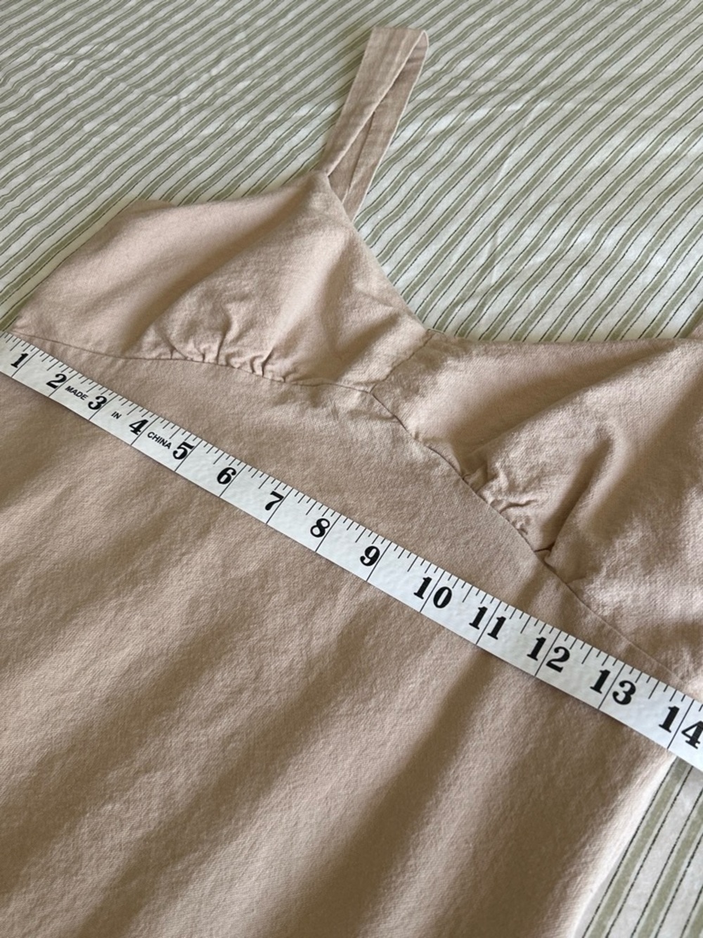 Altar'd State Taupe Fit and Flare Midi Dress with Thigh Slit - Picture 5 of 8